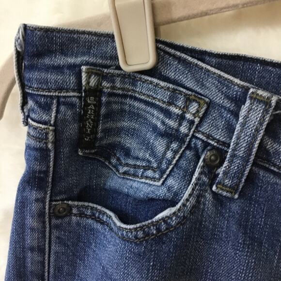 Armani Jeans Indigo Blue 005 Series Slim Bootcut Denim - Picture 3 of 10